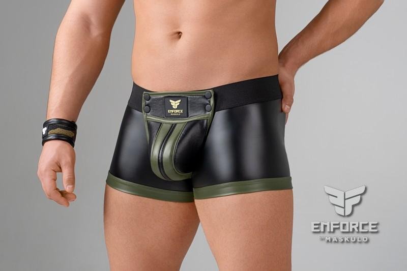 EnForce. Regular Rear Trunk Shorts with Waist-high Codpiece - MTR147-Y1 8 - www.maskulo.berlin Local City Store