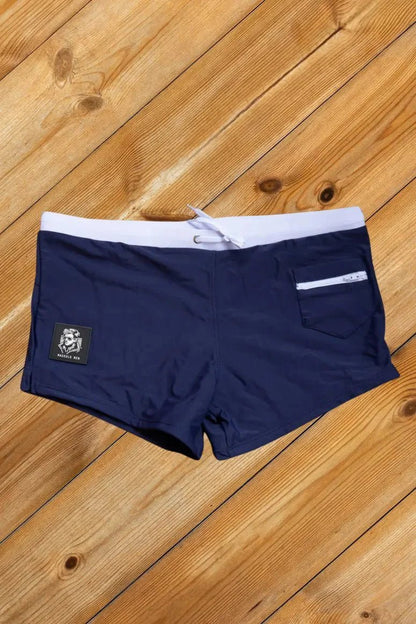 Evan Chase Club Shorts. Blue Navy + White - MSH258-Y1 4 - www.maskulo.berlin Local City Store