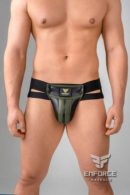 Falcon Enforce Jockstrap. Waist-high Codpiece - MJS130-Y1 - www.maskulo.berlin - Local store