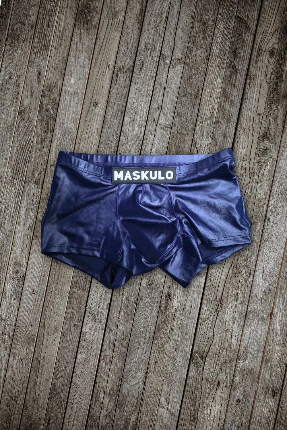 Flint Flash Shiny Trunk Shorts. Navy Blue &pn - MTR170-Y1 - www.maskulo.berlin - Local store