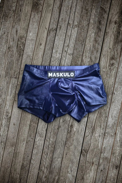 Flint Flash Shiny Trunk Shorts. Navy Blue &pn - MTR170-Y1 - www.maskulo.berlin - Local store