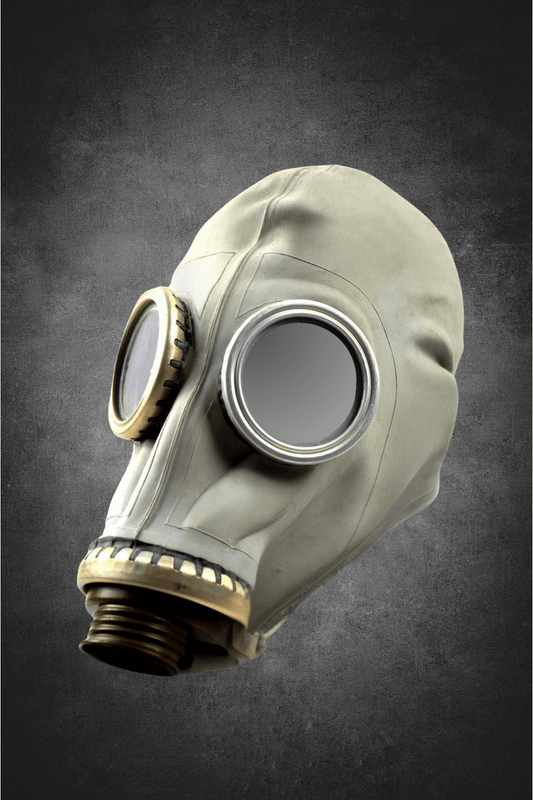 Gas mask from a Soviet warehouse. Used - MBGS0013 - Y1 - www.maskulo.berlin - Local store