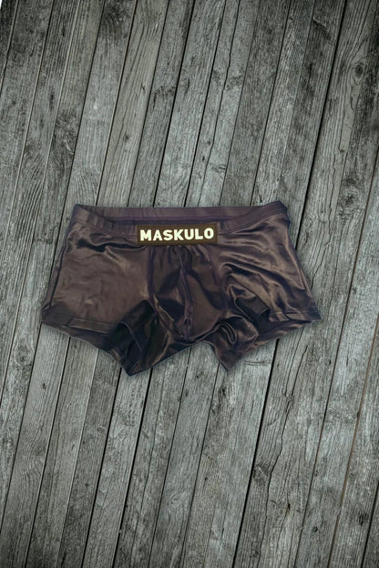 Grant Flash Shiny Trunk Shorts. Black &pn - MTR171-Y1 - www.maskulo.berlin - Local store