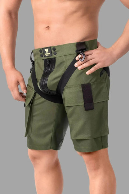 Hawk Enforce Zip Shorts - MSH107-Y1 2 - www.maskulo.berlin Local City Store