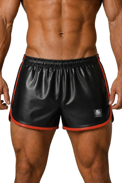 Irvin Powern Jogging Shorts. Red - MSH254-Y1 5 - www.maskulo.berlin Local City Store