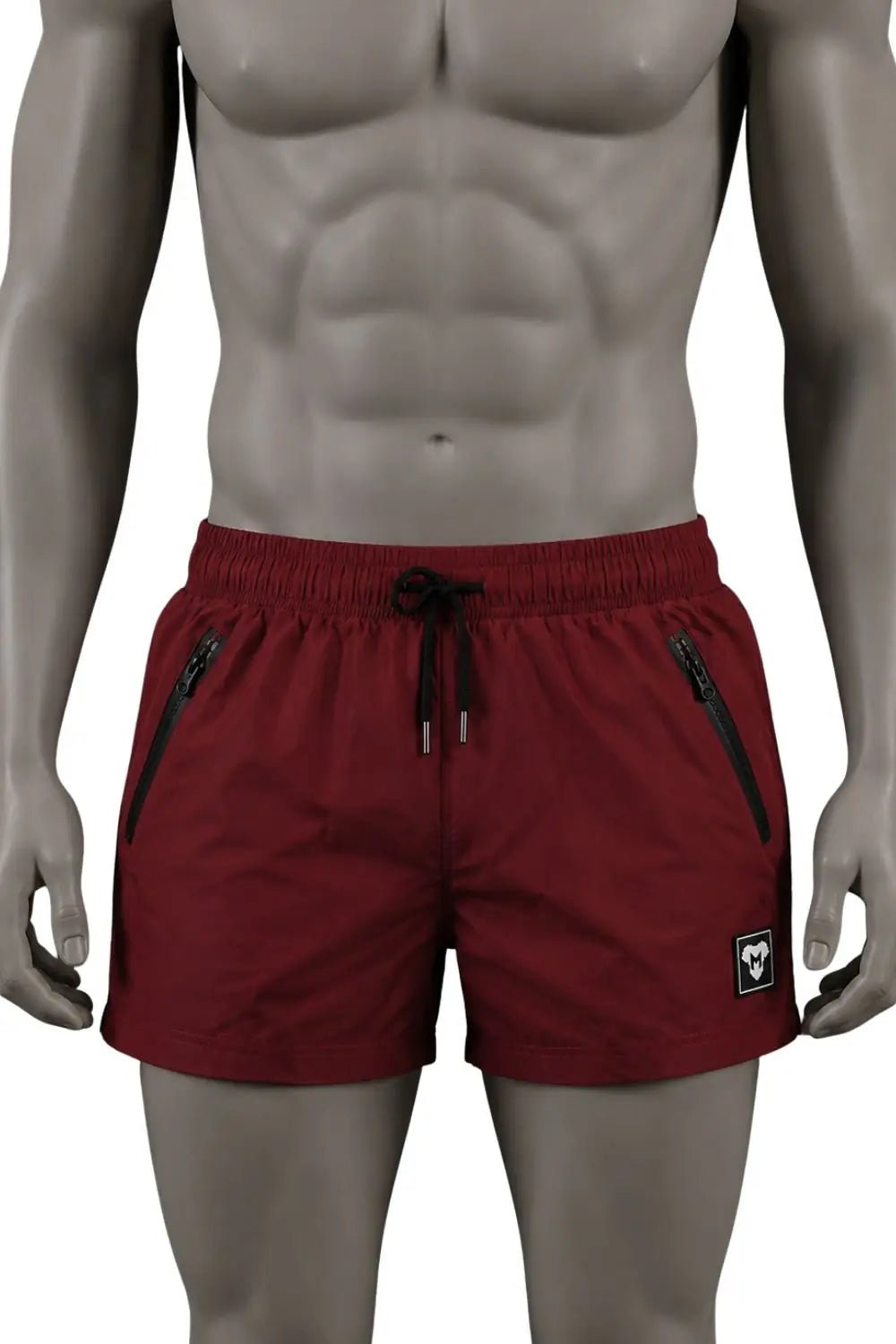 Jedd Synther Shorts. Red Dark - MSH250-Y1 - www.maskulo.berlin - Local store