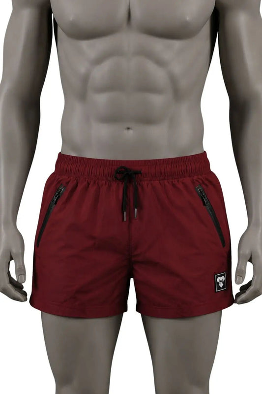 Jedd Synther Shorts. Red Dark - MSH250-Y1 1 - www.maskulo.berlin Local City Store