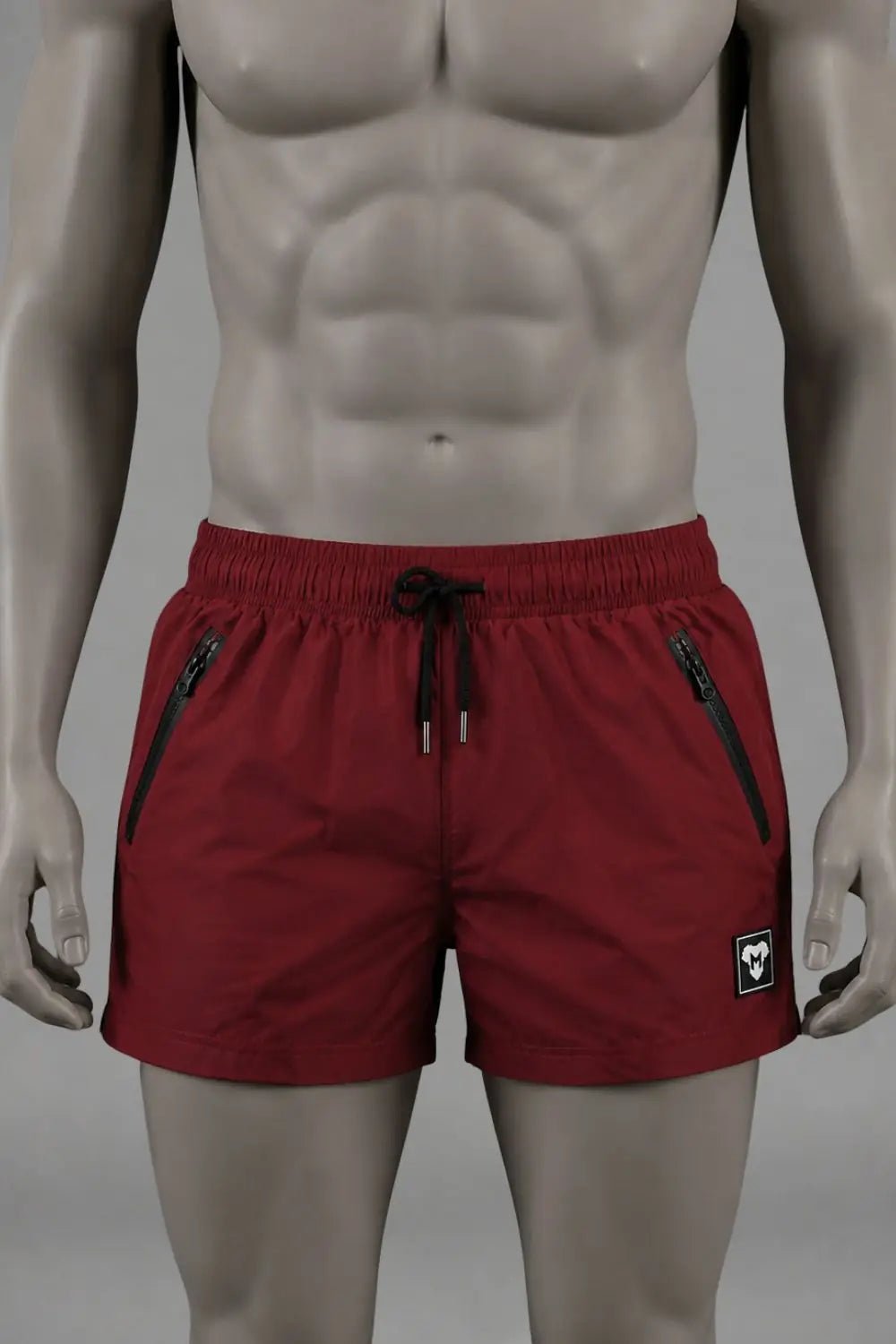 Jedd Synther Shorts. Red Dark - MSH250-Y1 - www.maskulo.berlin - Local store