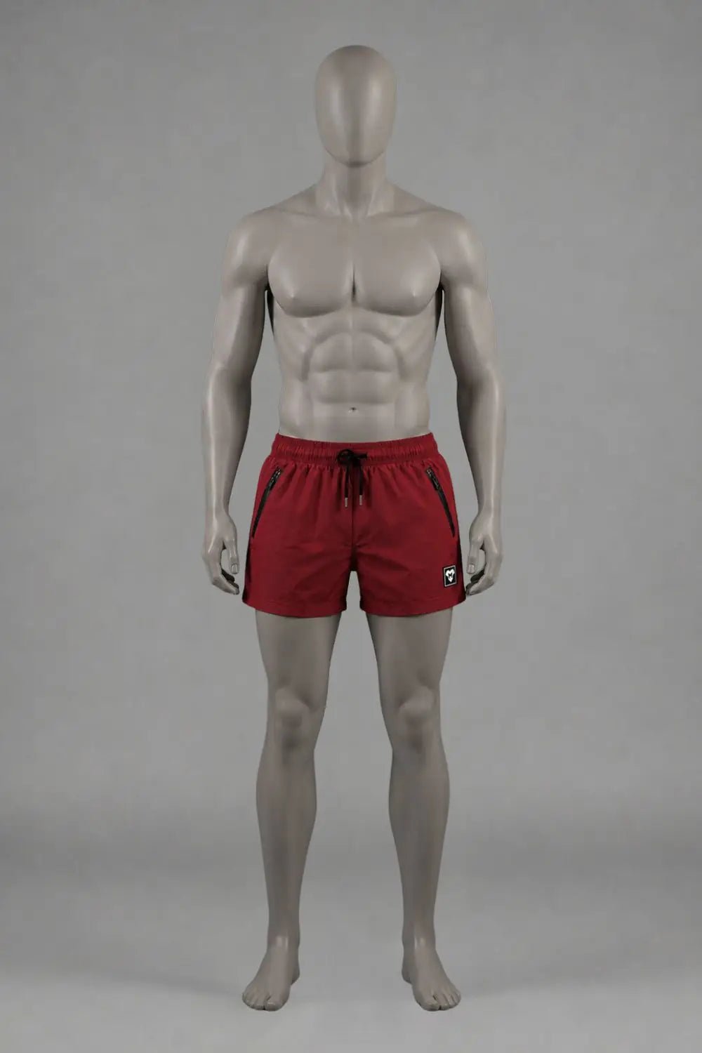 Jedd Synther Shorts. Red Dark - MSH250-Y1 - www.maskulo.berlin - Local store