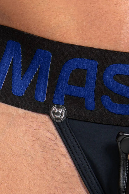 Jock 'Big Bulge'. Black + Blue Royal - MJS144 - Y1 - www.maskulo.berlin - Local store