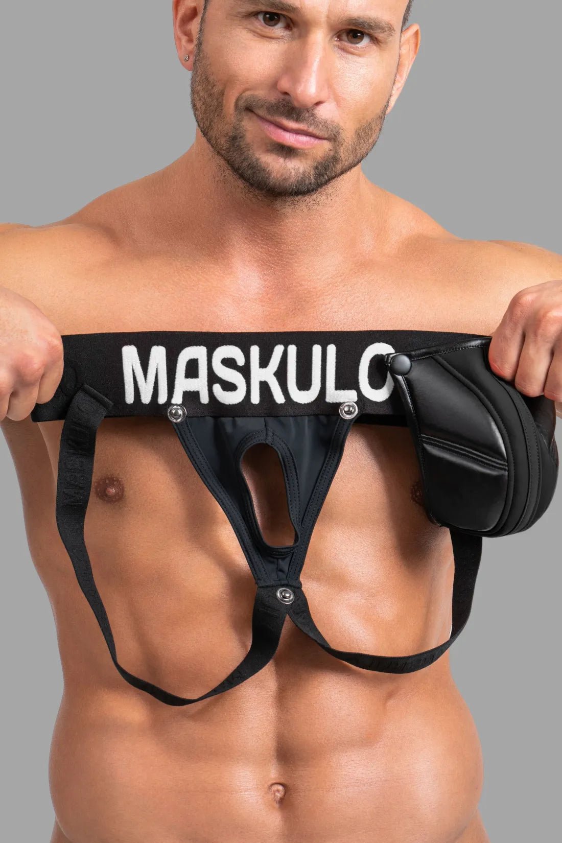 Jock 'Big Bulge'. Black - MJS146 - Y1 - www.maskulo.berlin - Local store