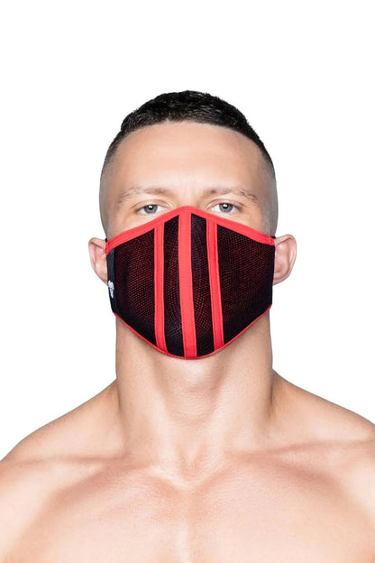 Life 3D Mask. Black And Red - MAC103-YX 6 - www.maskulo.berlin Local City Store