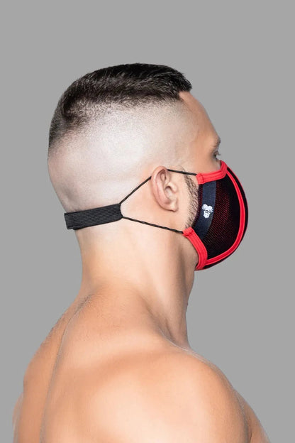 Life 3D Mask. Black And Red - MAC103-YX 4 - www.maskulo.berlin Local City Store
