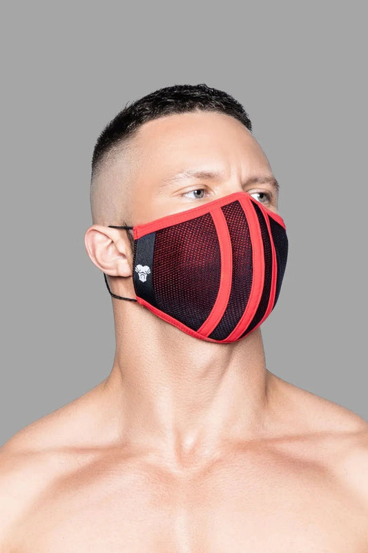 Life 3D Mask. Black And Red - MAC103-YX - www.maskulo.berlin - Local store