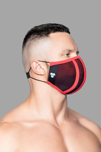 Life 3D Mask. Black And Red - MAC103-YX 3 - www.maskulo.berlin Local City Store