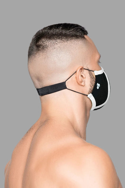 Life 3D Mask. White+Black - MAC109-YX - www.maskulo.berlin - Local store