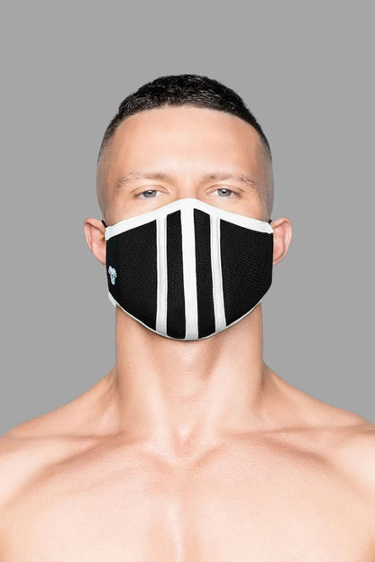 Life 3D Mask. White+Black - MAC109-YX - www.maskulo.berlin - Local store