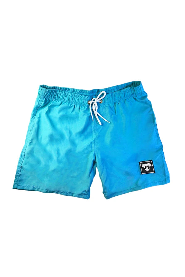 Miles Cyclone Soft-Touch Nylon Shorts. Sky Blue