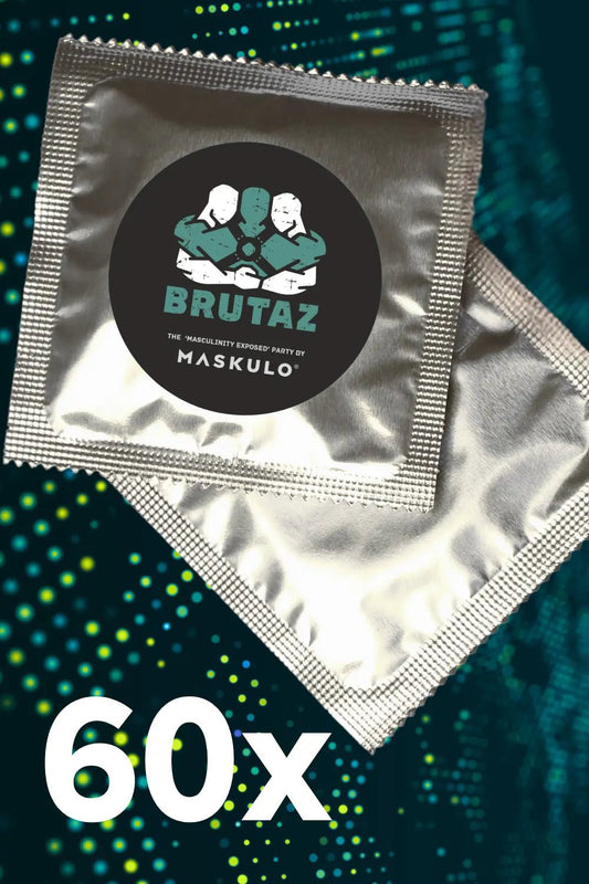 Maskulo Brutaz Condoms. 60 pcs - www.maskulo.berlin - Local store