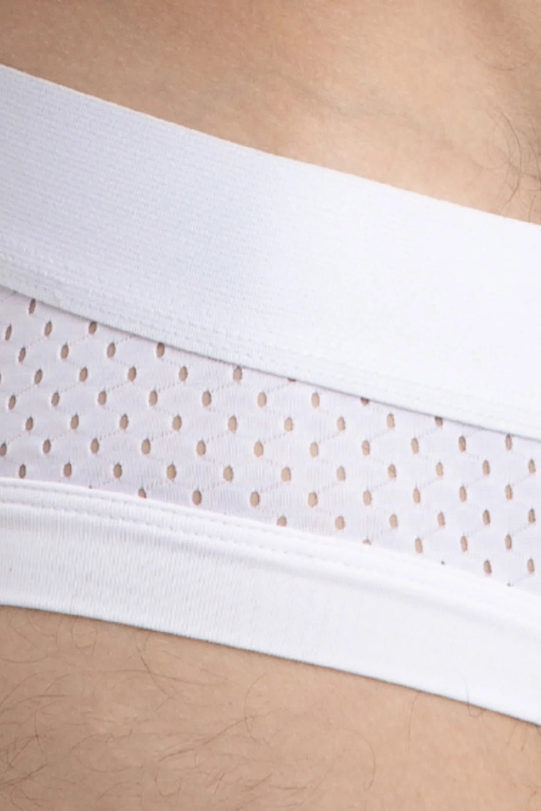 Mesh Briefs With Microfiber. White - MBR102-Y1 - www.maskulo.berlin - Local store
