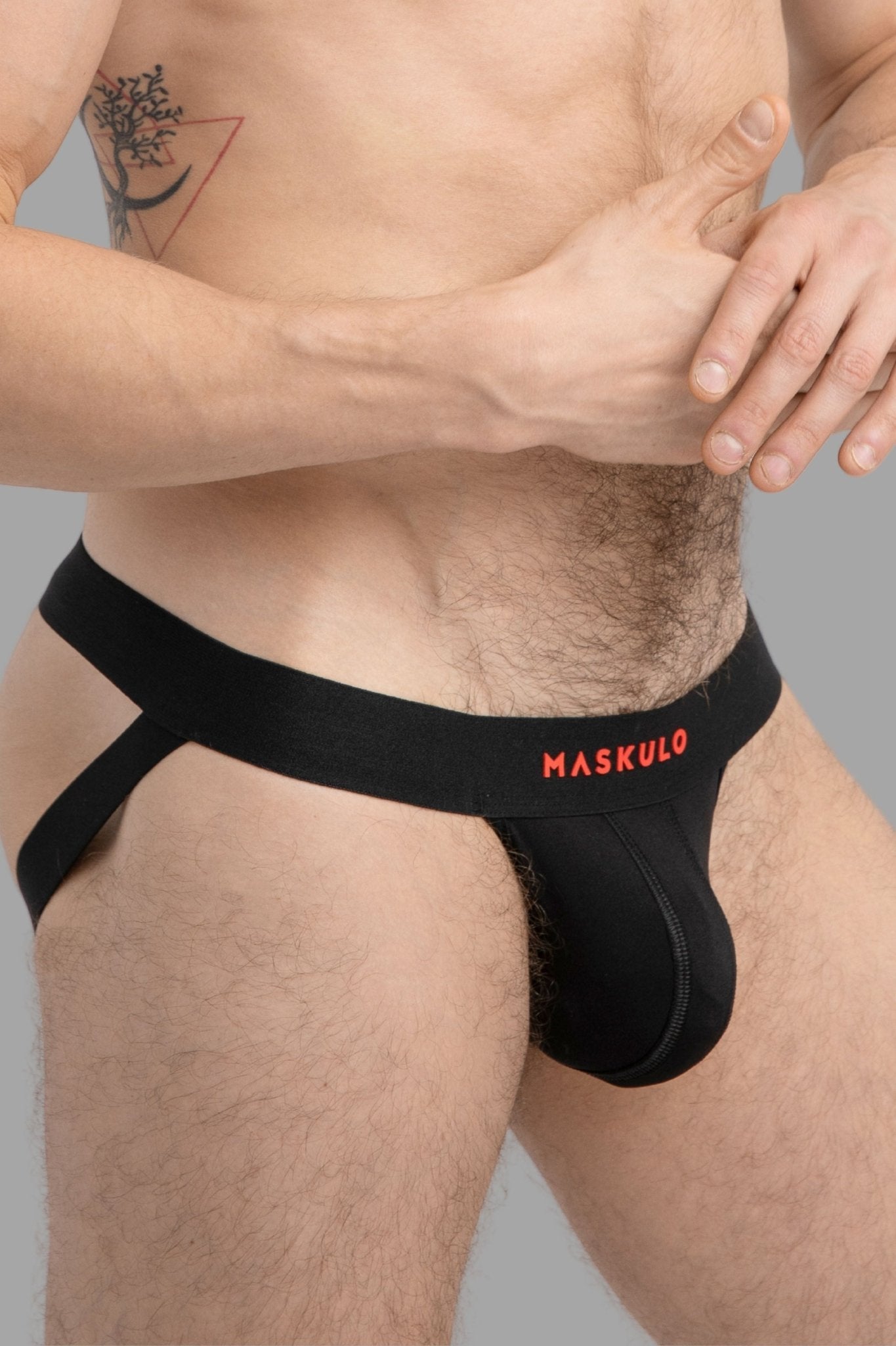 Microfiber Jock. Black - MJS108-Y1 - www.maskulo.berlin - Local store