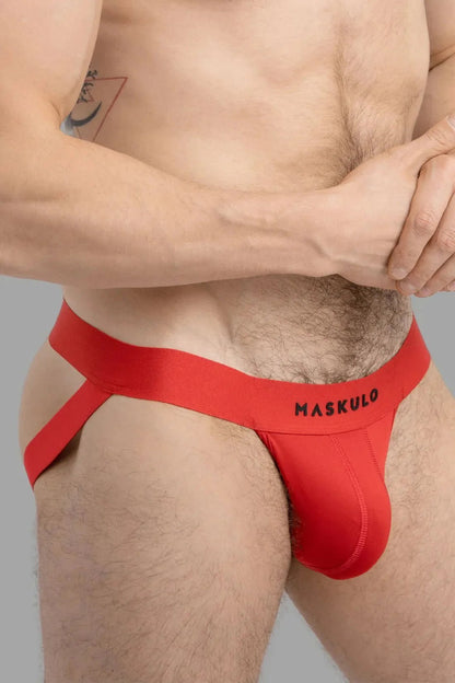 Microfiber Jock. Red - MJS106-Y1 2 - www.maskulo.berlin Local City Store