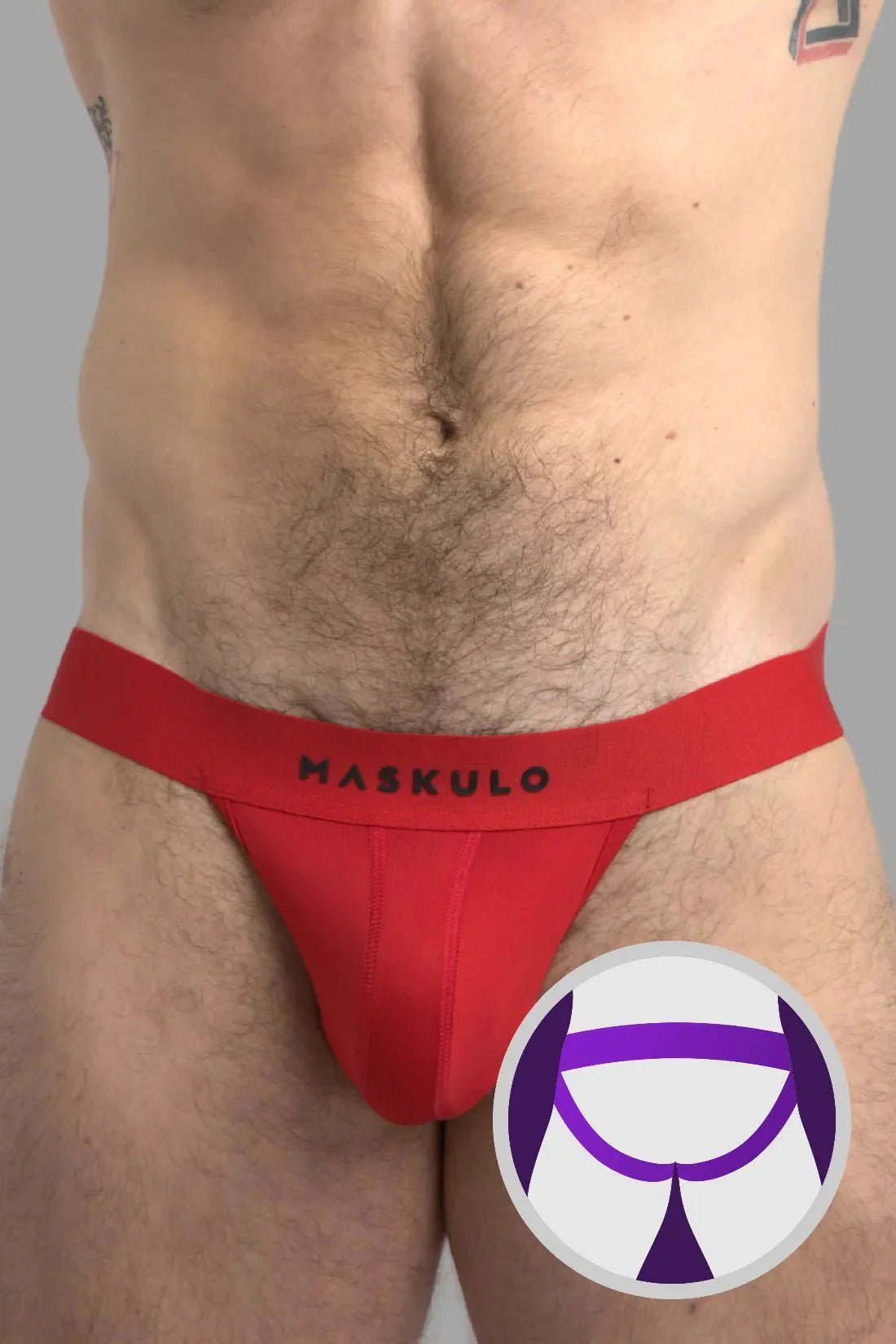 Microfiber Jock. Red - MJS106-Y1 1 - www.maskulo.berlin Local City Store
