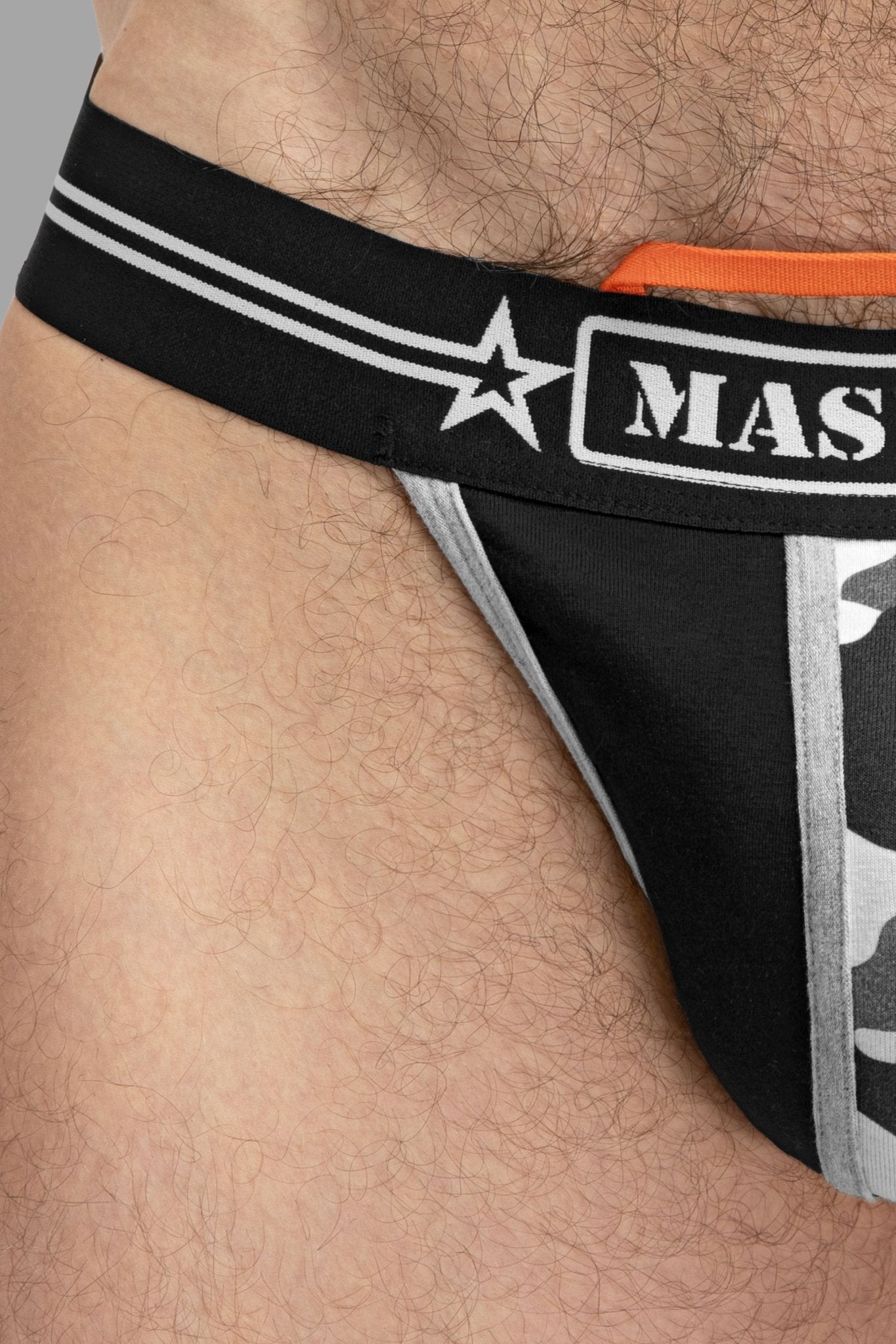 Military Jock With Lifter. Black - MJS141-Y1 - www.maskulo.berlin - Local store