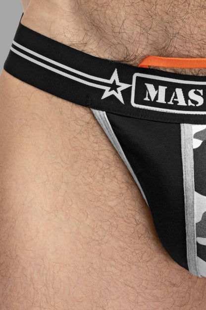 Military Jock With Lifter. Black - MJS141-Y1 - www.maskulo.berlin - Local store
