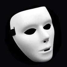Opera White Face Full Face Party Mask - NQ1351-YX - www.maskulo.berlin - Local store