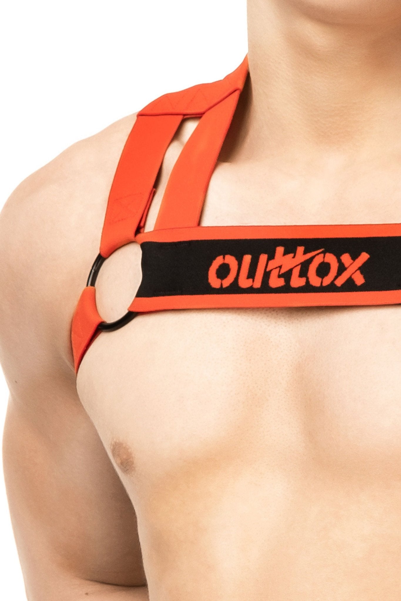 Outtox. Bulldog harness. Red - XHR101 - Y1 - www.maskulo.berlin - Local store
