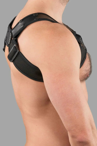 Outtox by Maskulo. Body Harness With Snaps. Black - XHR120-Y1 4 - www.maskulo.berlin Local City Store
