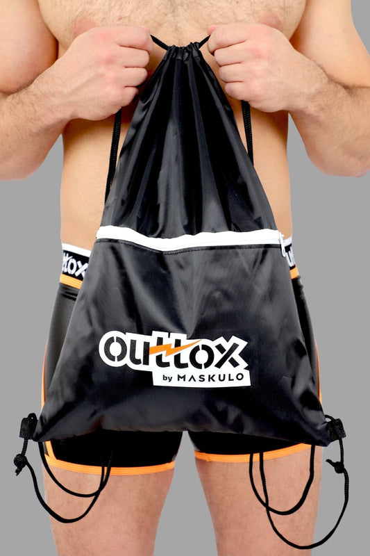 Outtox Drawstring Bag. Black - XBG101-YX - www.maskulo.berlin - Local store
