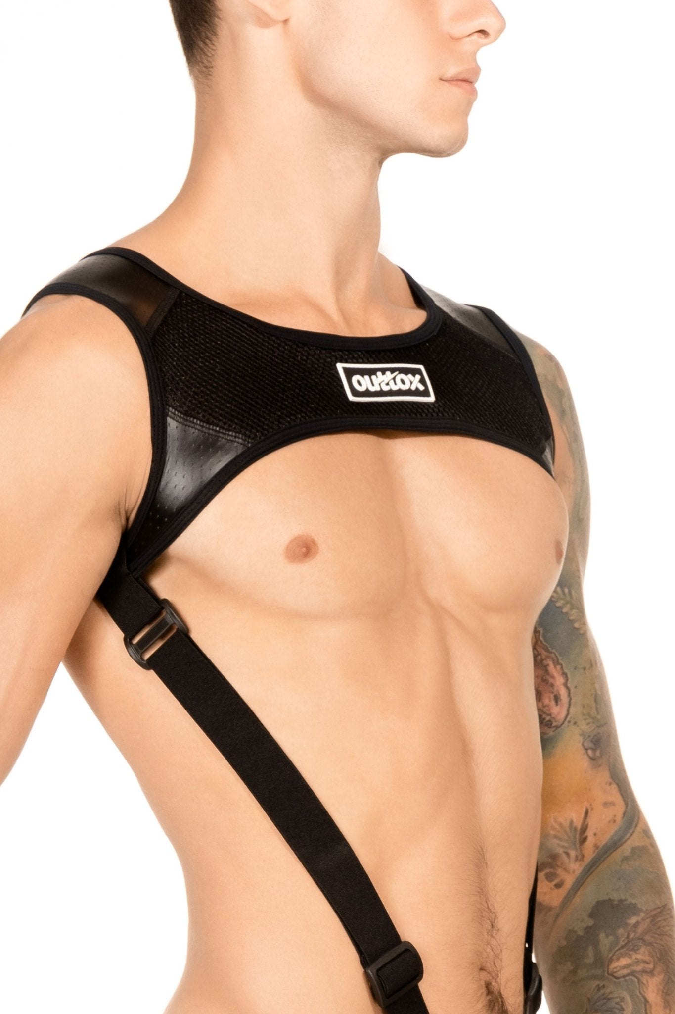 Outtox. Harness top with cockring. Black - XHR106 - Y1 - www.maskulo.berlin - Local store