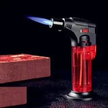 Plastic Jet Flame Lighter. Red - NGL329-YX 1 - www.maskulo.berlin Local City Store