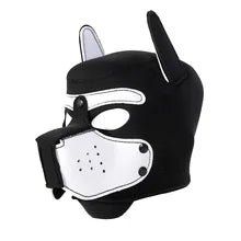 Puppy Mask Hood of Neoprene for Role-Playing - NQ1417-Y2 - www.maskulo.berlin - Local store