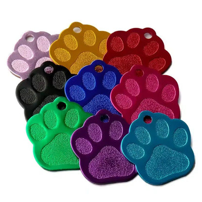 Puppy Paw 28 mm Metal Tag Keychain. Black Shine - NQ3120-YX 5 - www.maskulo.berlin Local City Store