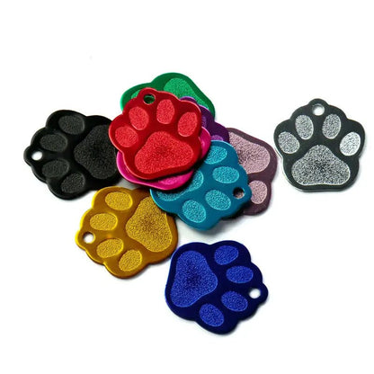 Puppy Paw 28 mm Metal Tag Keychain. Black Shine - NQ3120-YX 4 - www.maskulo.berlin Local City Store