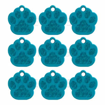 Puppy Paw 28 mm Metal Tag Keychain. Blue Sky - NQ3114-YX 1 - www.maskulo.berlin Local City Store