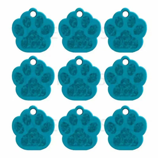 Puppy Paw 28 mm Metal Tag Keychain. Blue Sky - NQ3114-YX - www.maskulo.berlin - Local store