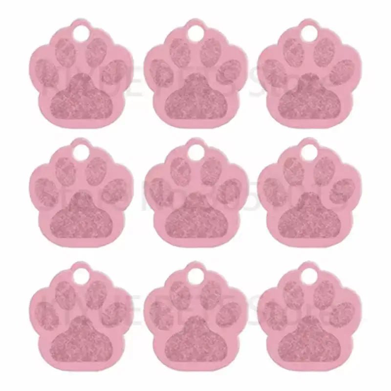 Puppy Paw 35 mm Metal Tag Keychain. Pink Piggy - NQ3108-YX 1 - www.maskulo.berlin Local City Store