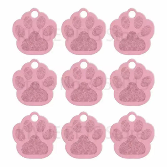 Puppy Paw 35 mm Metal Tag Keychain. Pink Piggy - NQ3108-YX - www.maskulo.berlin - Local store