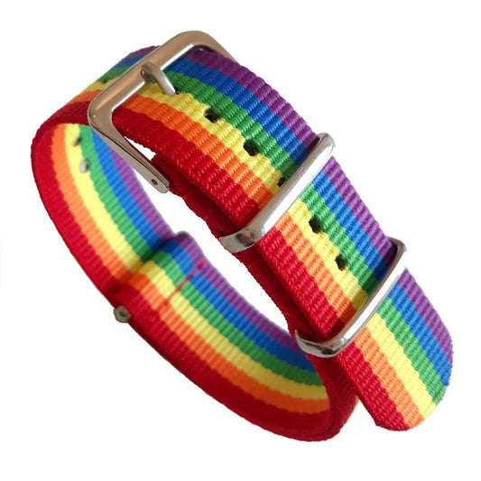 Rainbow Pride Handwatch Bracelet - NQ3411-YX - www.maskulo.berlin - Local store