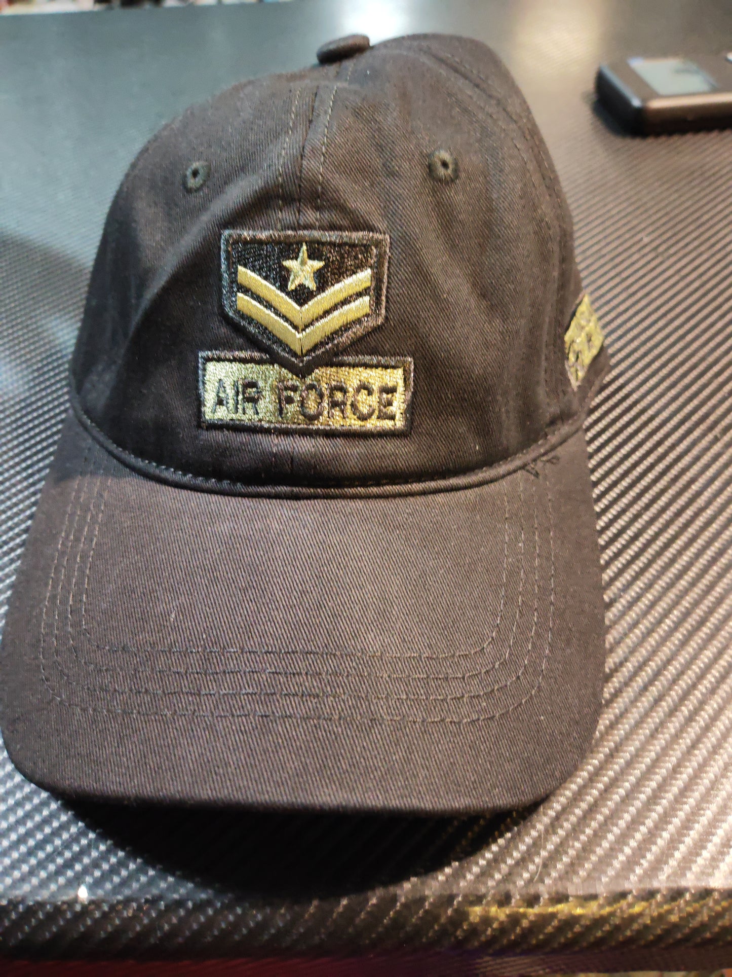 "Air Force" Black Baseball Cap