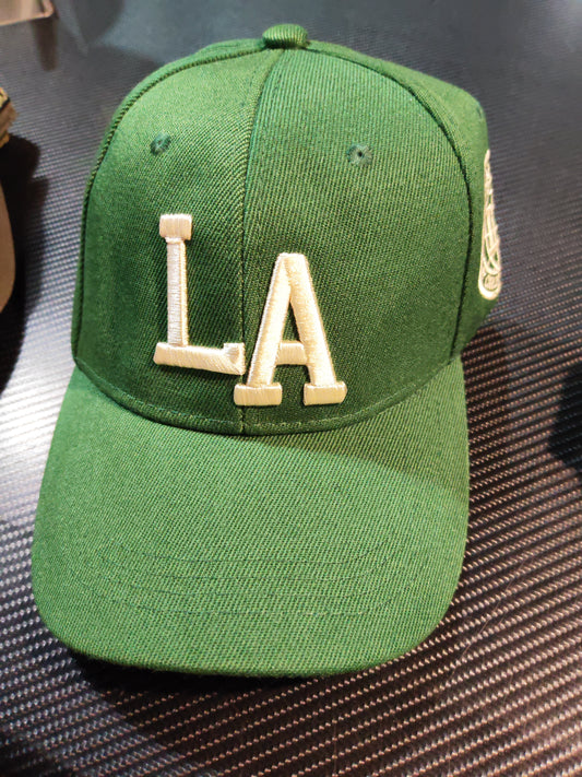 "LA" Green Baseball Cap