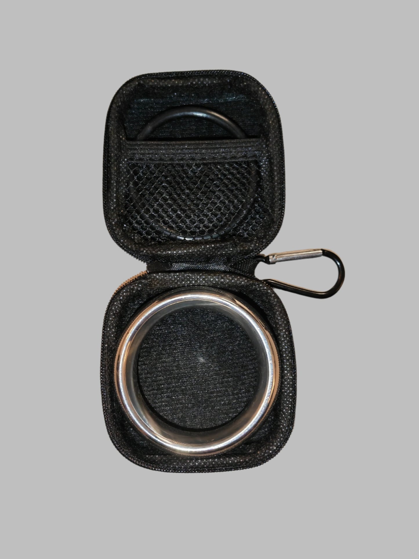 Carabiner case 7 cm. Black