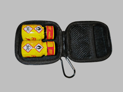 Carabiner case 7 cm. Black