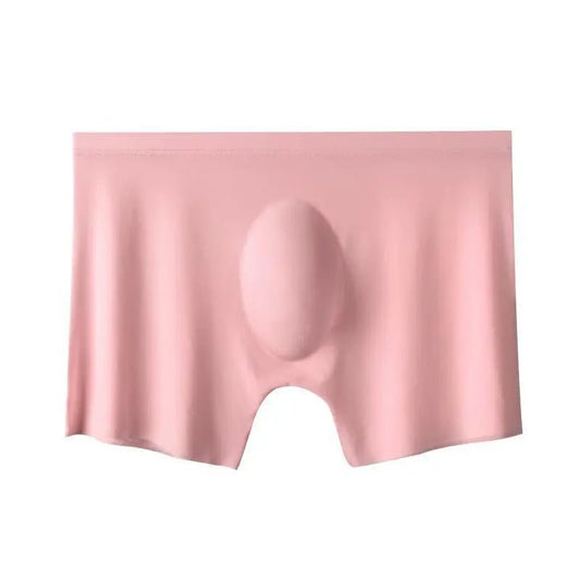 Seamless Ice Silk Trunks. Pink Salmon - NTR326-Y1 - www.maskulo.berlin - Local store