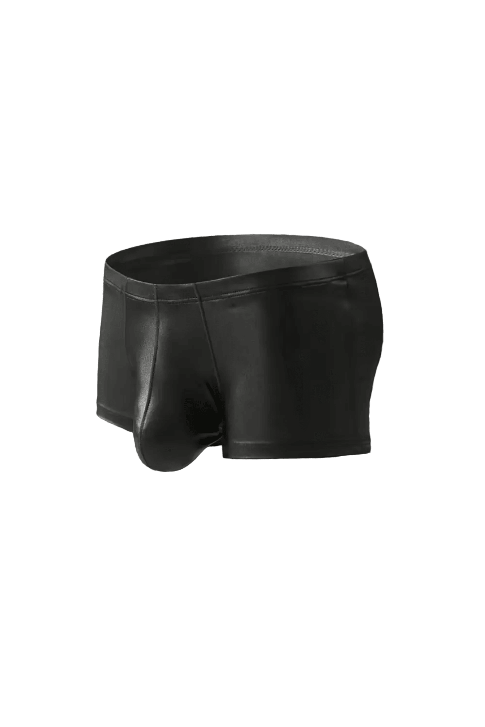 Shiny Polyester Trunk Shorts. Black - NTR317-Y1 - www.maskulo.berlin - Local store