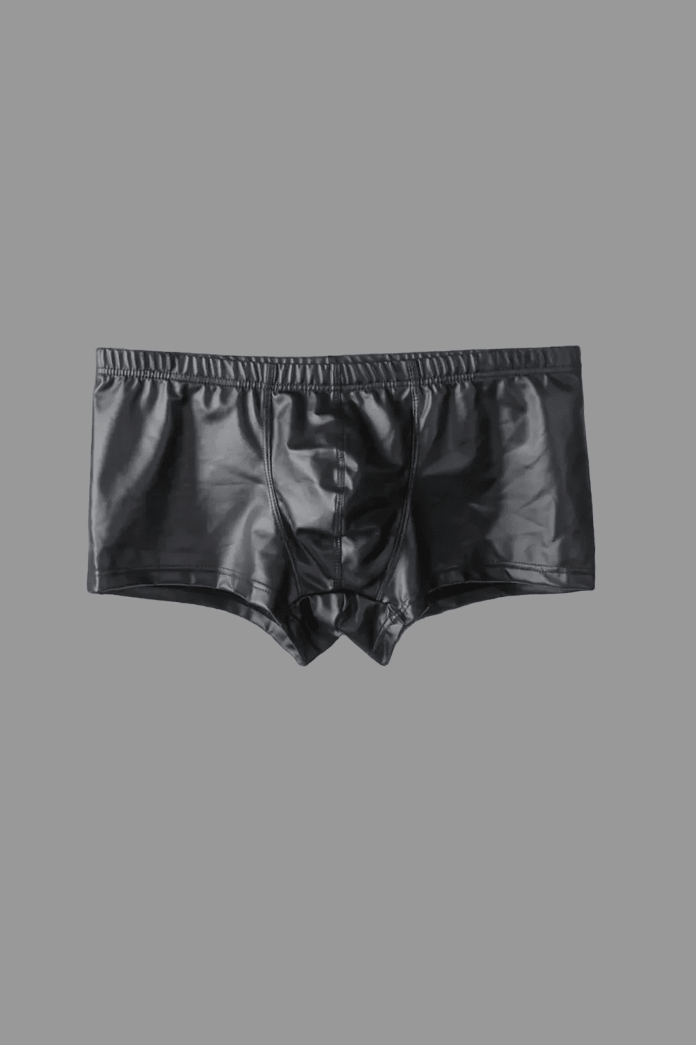 Shiny Polyester Trunk Shorts. Black - NTR317-Y1 - www.maskulo.berlin - Local store
